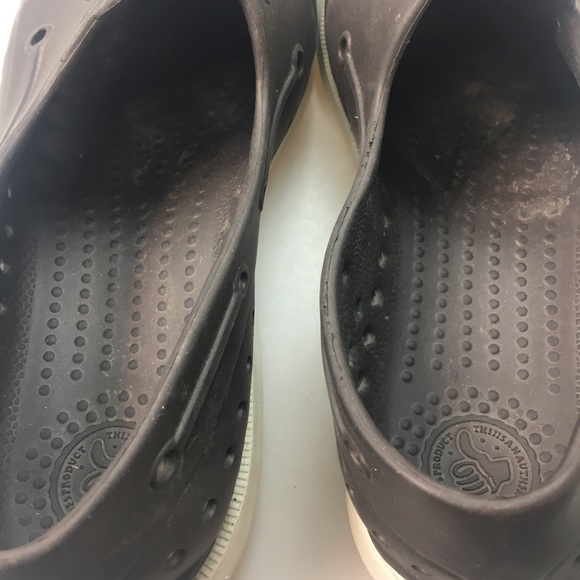 Native Unisex Sneaker Shoes Unisex Brown Perforated Low Top Slip Ons size 40 - Picture 9 of 11